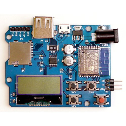 INA219搭載 電圧、電流、電力モニター基板 「ESP-PowerMonitor」（USB
