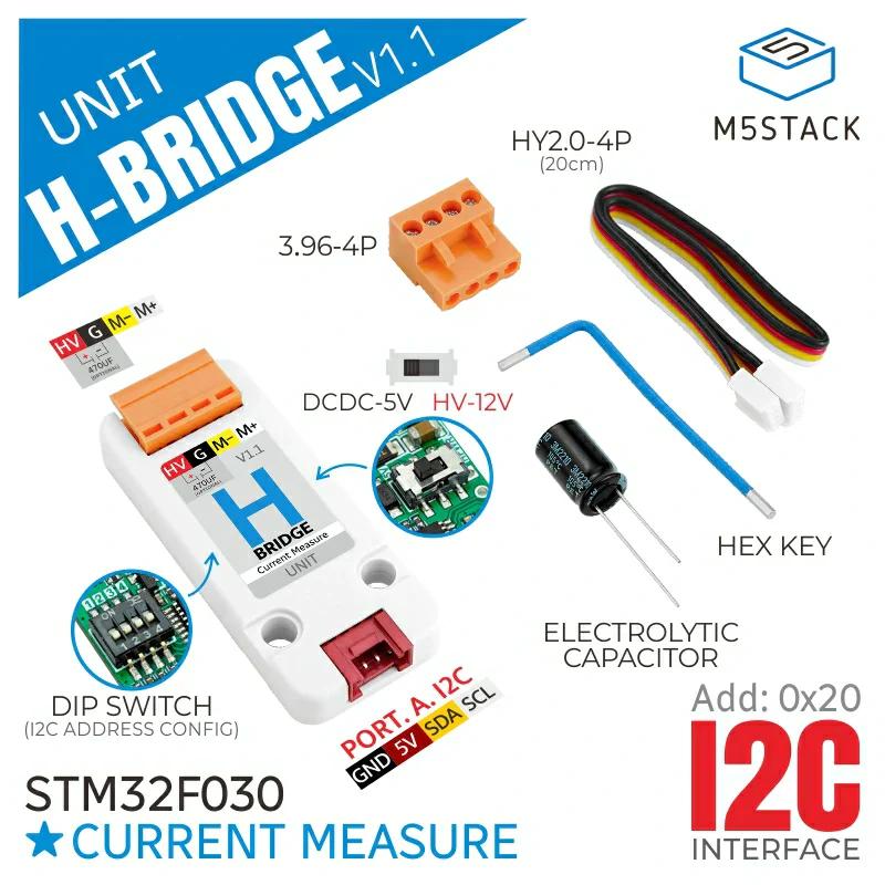 M5Stack用Hブリッジユニット v1.1 — スイッチサイエンス