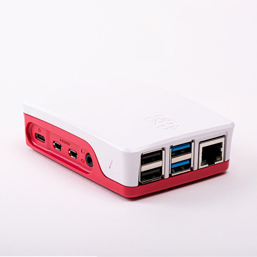 Raspberry Pi 4 用オフィシャルケース 赤/白 — スイッチサイエンス