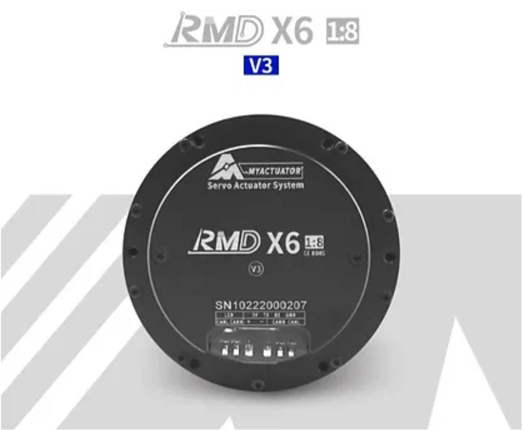 MyActuator RMD-X6 サーボ 48V/4.5 Nm/310rpm（1:8、v3、CAN）